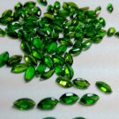 2x4mm  Natural Chrome Diopside Faceted Cut 25 Pieces Marquise -Calibrated Size - Loose Gemstone -