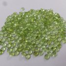 Natural Peridot 2.5mm Faceted Cut Round 100 Pieces Calibrated Size  Loose Gemstone