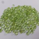 Natural Peridot 2.5mm Faceted Cut Round 200 Pieces Calibrated Size  Loose Gemstone
