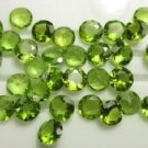 Natural Peridot 4mm Faceted Cut Round 10 Pieces Calibrated Size  Loose Gemstone