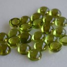 Natural Peridot 5mm cabochon  Round 2 Piece Calibrated Size  Loose Gemstone
