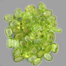 Natural Peridot 8x6mm Faceted  Cut Oval 5 Pieces Calibrated Size  Loose Gemstone