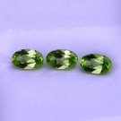 Natural Peridot 8x10mm Faceted  Cut Oval 10 Pieces Calibrated Size  Loose Gemstone