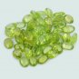 Natural Peridot 9x7mm Faceted Cut Oval 2 Piece Calibrated Size Loose Gemstone