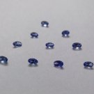 Natural Tanzanite-Calibrated size 4x5mm Faceted Cut Oval 10 Pieces - A Color- Loose Gemstone
