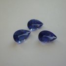 Natural Tanzanite-Calibrated  size 4x6mm  Faceted Cut Pear 50 Pieces - AA Color- Loose Gemstone