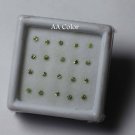 1.5mm Natural Russian Green Demantoid Garnet faceted Cut Round 10 Pieces Lot AA Color Loose Gemstone