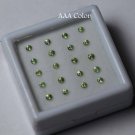 2mm  Natural Russian Green Demantoid Garnet faceted Cut Round 10 Pieces Lot AAAColor Gemstone