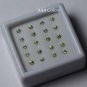 2.75mm  Natural Russian Green Demantoid Garnet faceted Cut Round 10 Pieces Lot AAA  Color Gemstone