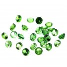 Natural Tsavorite -  5mm Calibrated Cut Round  2 Piece (1 Pair)  Top Quality  Green Color- Gemstone