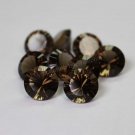 16mmNatural Smoky Quartz Concave Cut Round 25 Pieces Lot    (SI) Top Quality  Loose Gemstone