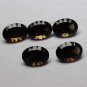 12x16mm Natural Smoky Quartz Concave Cut Oval 100 Pieces Lot (SI) Top Quality Loose Gemstone