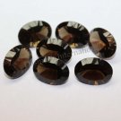 15x20mm Natural Smoky Quartz Concave Cut  Oval 10 Pieces Lot (SI) Top Quality  Loose Gemstone