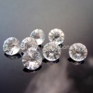 20mm Natural Crystal Quartz Concave Cut Round 1 Piece Color White Top Quality Loose Gemstone