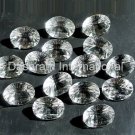 8x10mm Natural Crystal Quartz Concave Cut Oval 1 Piece   Color White Top Quality Loose Gemstone