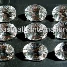 15x20mm Natural Crystal Quartz Concave Cut  Oval 2 Piece (1 Pair ) Top Quality Loose Gemstone