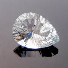 10x14mm Natural Crystal Quartz Concave Cut Pear 1 Piece  Top Quality Loose Gemstone