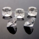 10mm Natural Crystal Quartz Concave Cut Cushion 1 Piece  Top Quality Loose Gemstone