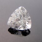10mm Natural Crystal Quartz Concave Cut Trillion 5 Pieces Lot   Top Quality Loose Gemstone