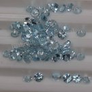 1.5mm Natural Sky Blue Topaz Faceted Cut Round 5 Pieces Lot Blue Color  Top Quality Loose Gemstone