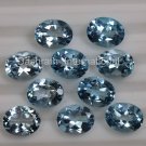 7x5mm Natural Sky Blue Topaz Faceted Cut Oval  50 Pieces Lot  Top Quality Loose Gemstone