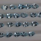 4x3mm  Natural Sky Blue Topaz Faceted Cut Pear 100 Pieces Lot  Top Quality Loose Gemstone