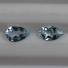 8x6mm Natural Sky Blue Topaz Faceted Cut Pear 50 Pieces Lot  Top Quality Loose Gemstone