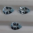 7x10mm Natural Sky Blue Topaz Faceted Cut Pear 1 Piece Top Quality Loose Gemstone
