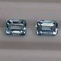 6x8mm Natural Sky Blue Topaz Faceted Cut Octagon 2 Piece (1 Pair )   Top Quality Loose Gemstone