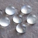 11mm Natural White Moonstone Cabochon Round 5 Pieces Lot  White Color Top Quality Loose Gemstone