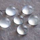 15mm Natural White Moonstone Cabochon Round 25 Pieces Lot   White Color Top Quality Loose Gemstone