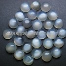 9mm Natural Gray Moonstone Cabochon Round 100 Pieces Lot Gray Color Top Quality Loose Gemstone