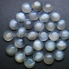 11mm Natural Gray Moonstone Cabochon Round 100 Pieces Lot Gray Color Top Quality Loose Gemstone
