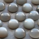 15mm Natural Gray Moonstone Cabochon Round 1 Piece Gray Color Top Quality Loose Gemstone