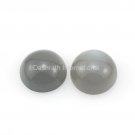 19mm Natural Gray Moonstone Cabochon Round 5 Pieces Lot  Gray Color Top Quality Loose Gemstone