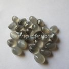7x5mm Natural Gray Moonstone Cabochon Oval 5 Pieces Lot Gray Color Top Quality Loose Gemstone