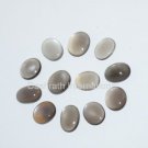 9x11mm Natural Gray Moonstone Cabochon Oval 1 Piece  Gray Color Top Quality Loose Gemstone