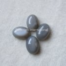 16x12mm Natural Gray Moonstone Cabochon Oval 10 Pieces Lot Gray Color Top Quality Loose Gemstone