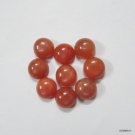 6mm Natural Peach Moonstone Cabochon Round 2 Piece (1 Pair )  Peach Color Top Quality Loose Gemstone