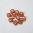 10mm Natural Peach Moonstone Cabochon Round 25 Pieces Lot  Peach Color Top Quality Loose Gemstone