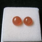 12mm Natural Peach Moonstone Cabochon Round 25 Pieces Lot  Peach Color Top Quality Loose Gemstone
