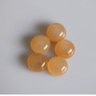 15mm Natural Peach Moonstone Cabochon Round 1 Piece   Peach Color Top Quality Loose Gemstone