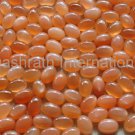 7x5mm Natural Peach Moonstone Cabochon Oval 2 Piece (1 Pair ) Peach Color Top Quality Loose Gemstone