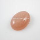 18x13mm Natural Peach Moonstone Cabochon Oval 5 Pieces Lot  Peach Color Top Quality Loose Gemstone