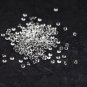 1.25mm Natural Crystal Quartz Faceted Cut Round 2 Piece (1 Pair )  Top Quality Loose Gemstone