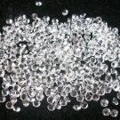 1.75mm Natural Crystal Quartz Faceted Cut Round 2 Piece (1 Pair )   Top Quality Loose Gemstone