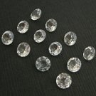 3mm Natural Crystal Quartz Faceted Cut Round 100 Pieces Lot  Top Quality Loose Gemstone