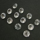 4mm Natural Crystal Quartz Faceted Cut Round 75 Pieces Lot  Top Quality Loose Gemstone