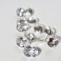 8x6mm  Natural Crystal Quartz Faceted Cut Oval 75 Pieces Lot   Top Quality Loose Gemstone