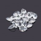 7x5mm Natural Crystal Quartz Faceted Cut Pear 100 Pieces Lot  Top Quality Loose Gemstone
